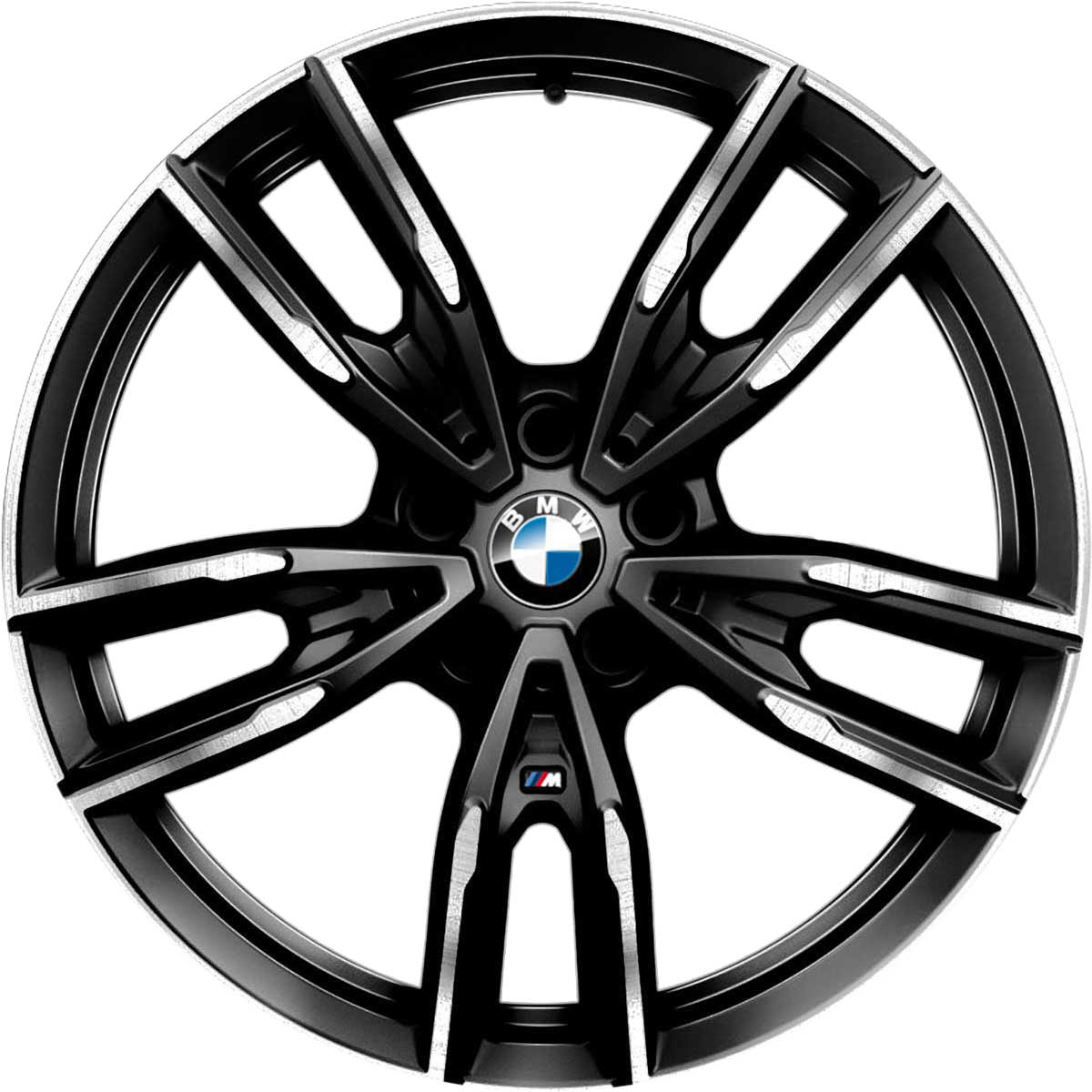 BMW 792M Jet Black with Bright Turned Alloy Wheel Product Image #1