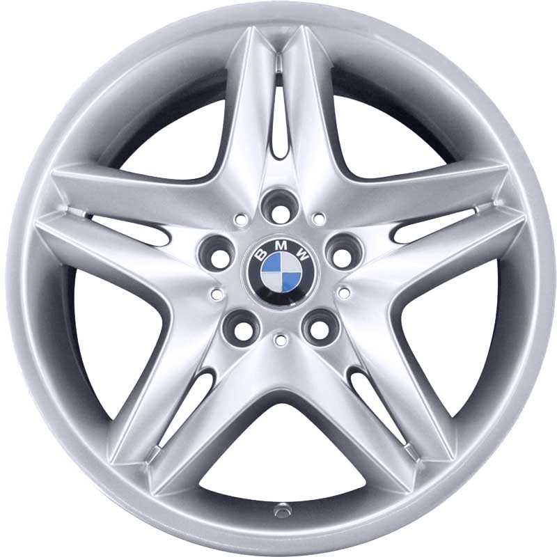 BMW 74 Silver Alloy Wheel Product Image #1