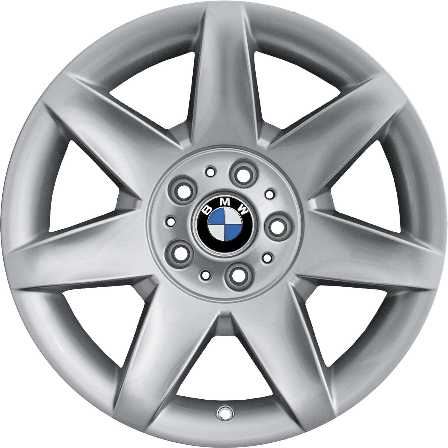 BMW 81 Silver Alloy Wheel Product Image #1