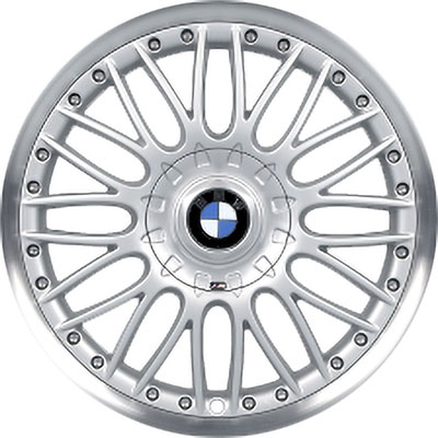 BMW 101M Silver Alloy Wheel Product Image #1
