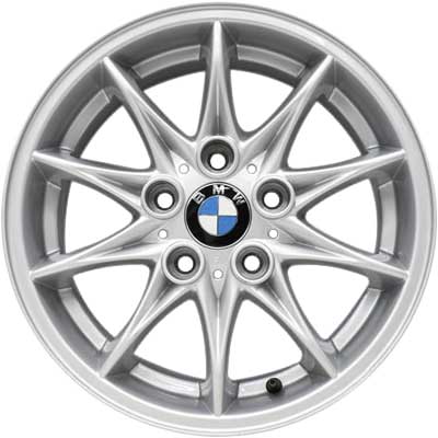 BMW 104 Silver Alloy Wheel Product Image #1