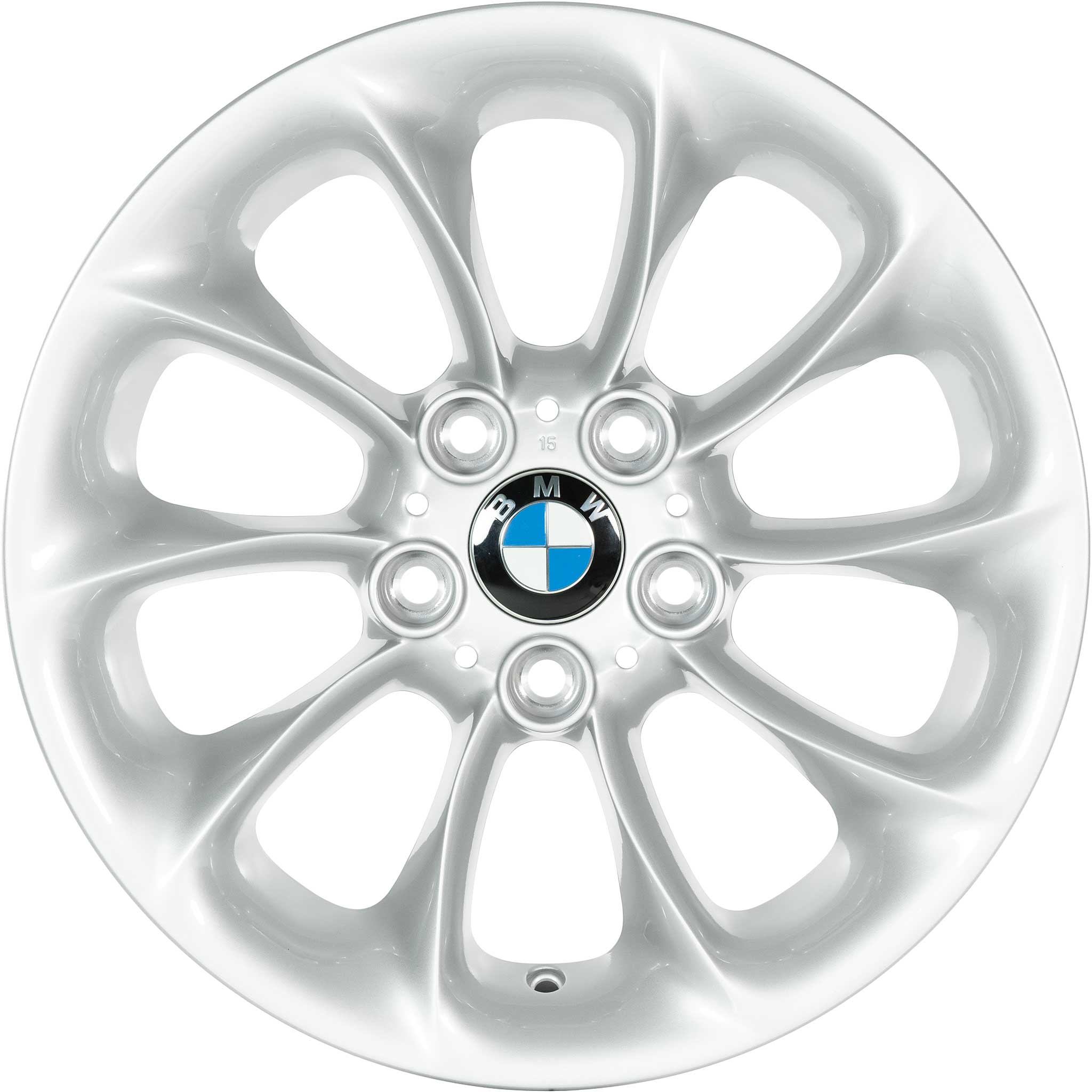 BMW 106 Silver Alloy Wheel Product Image #1