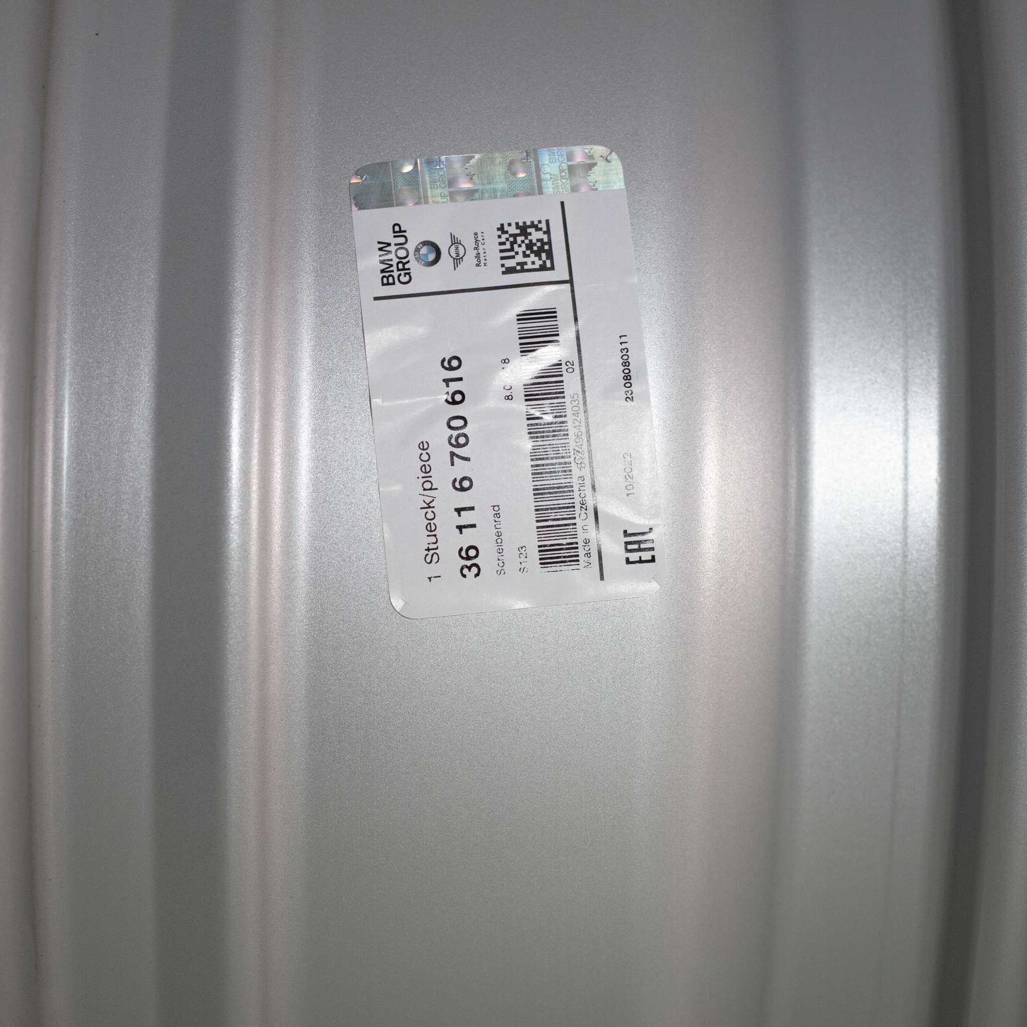 BMW 123 Silver Alloy Wheel Product Image #5