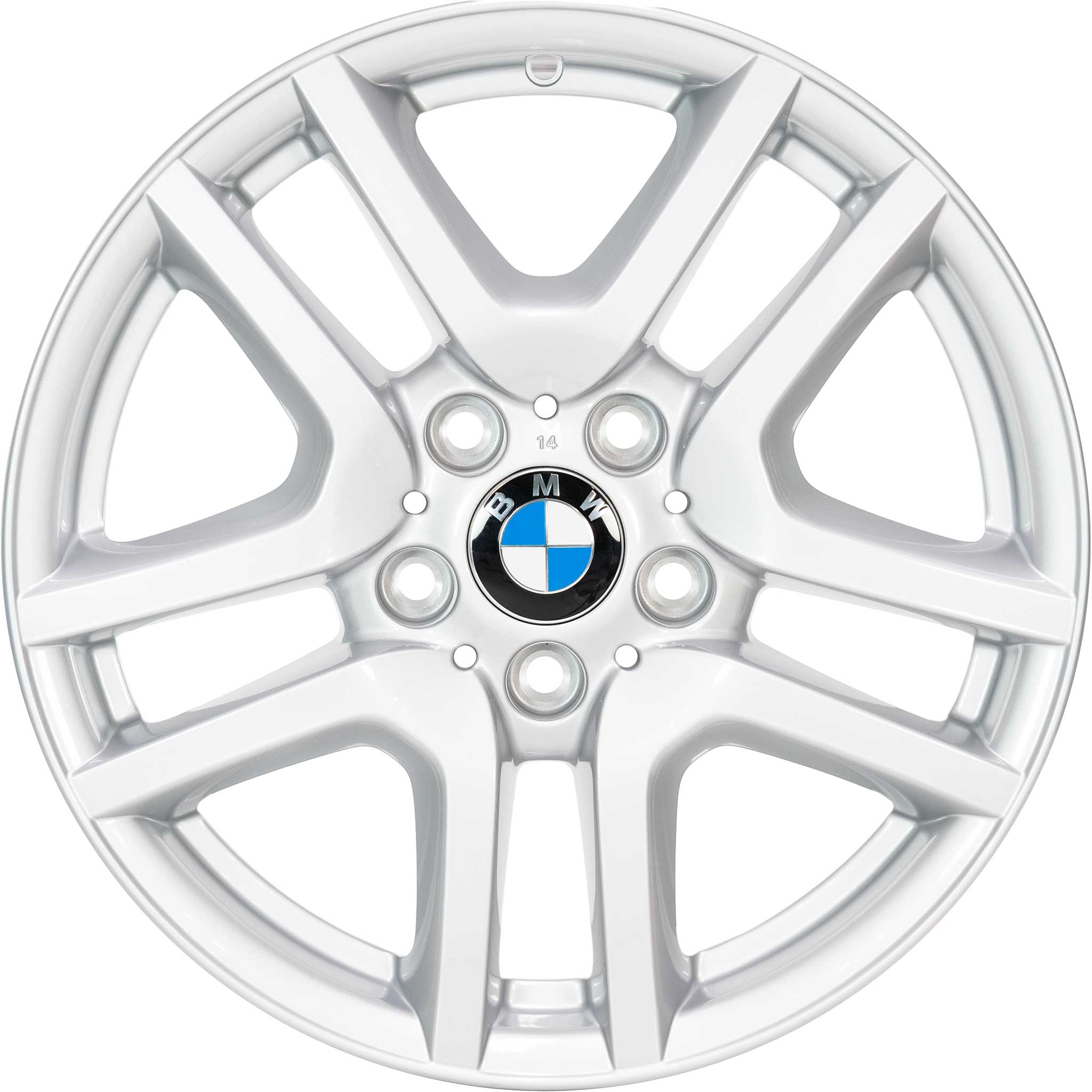 BMW 130 Silver Alloy Wheel Product Image #1