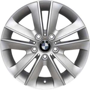 BMW 141 Silver Alloy Wheel for BMW 1 Series E81 E87 - Sizes 17in