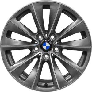 BMW 247 Forged Grey with Polished (Forged) Alloy Wheel for BMW 7 Series E38 - Sizes 18in
