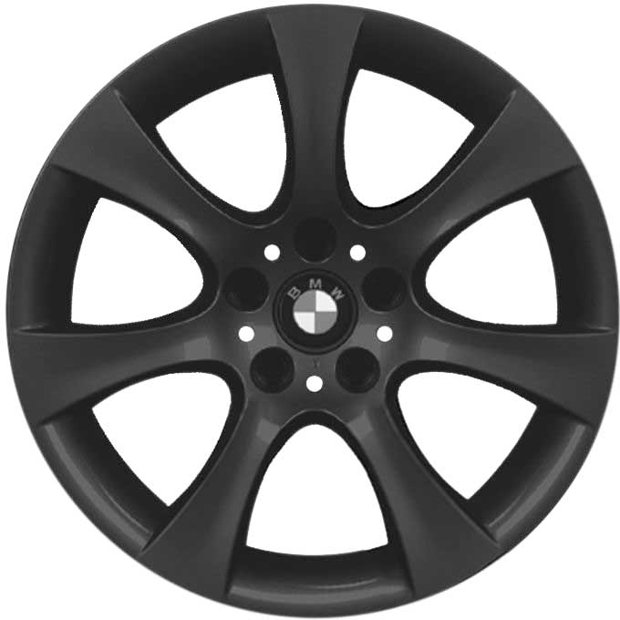 BMW 124 Black Alloy Wheel Product Image #1