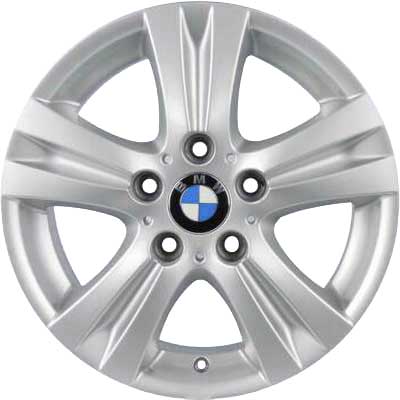BMW 222 Silver Alloy Wheel Product Image #1