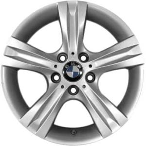 BMW 262 Silver Alloy Wheel for BMW 1 Series E81 E87 - Sizes 17in