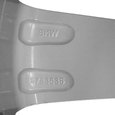 BMW 287 Silver Alloy Wheel Product Image #4