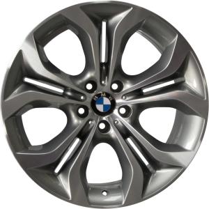 BMW 336 Slate Grey Metallic with Bright Turned Alloy Wheel for BMW X5 M F85 - Sizes 20in