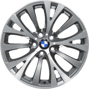 BMW 315 Ferric Grey with Bright Turned Alloy Wheel for BMW 5 Series F07 - Sizes 19in