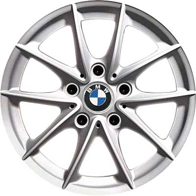 BMW 360 Silver Alloy Wheel Product Image #1