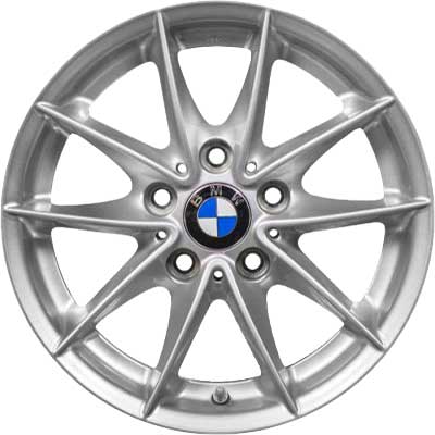 BMW 360 Silver Alloy Wheel Product Image #1