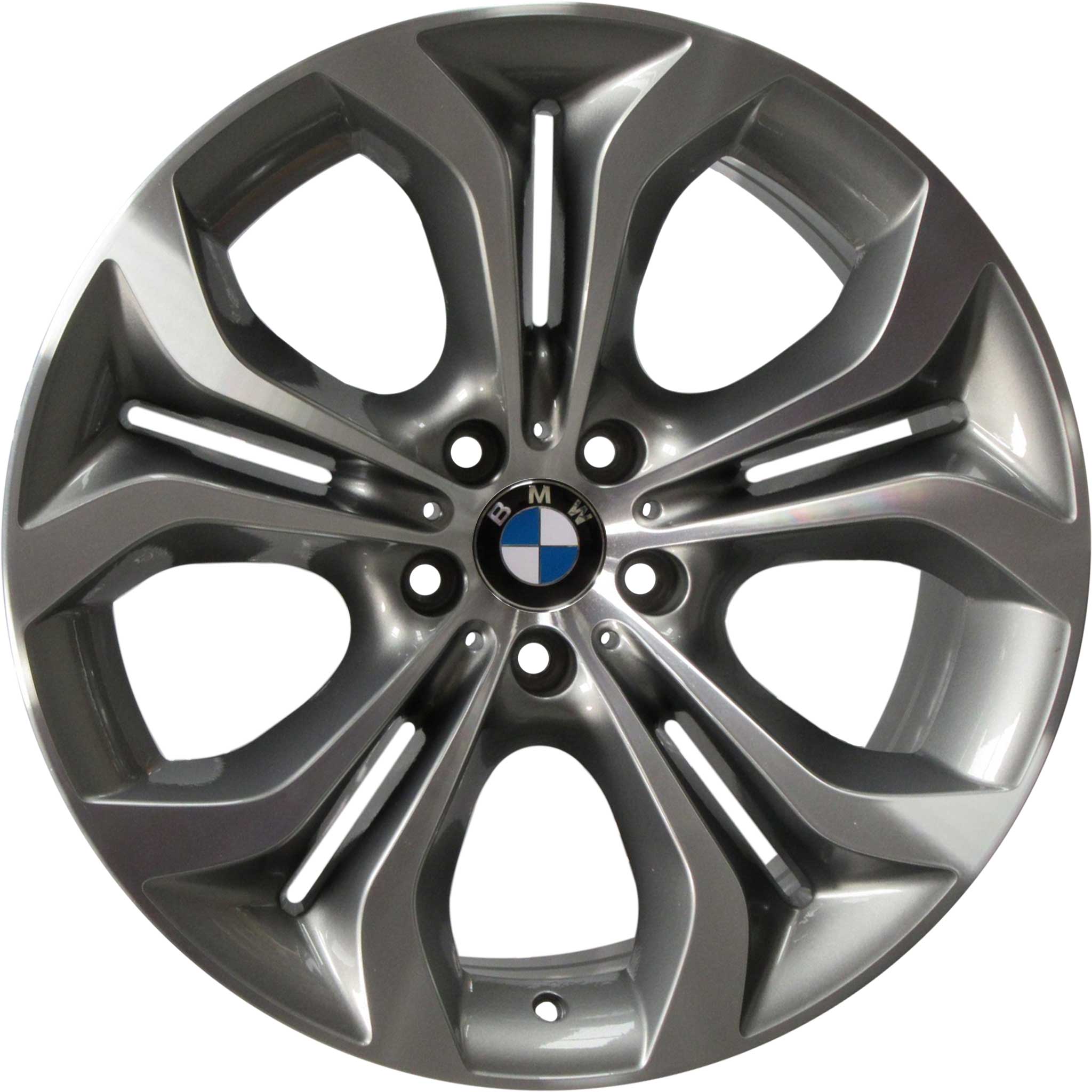 BMW 336 Slate Grey Metallic with Bright Turned Alloy Wheel Product Image #1
