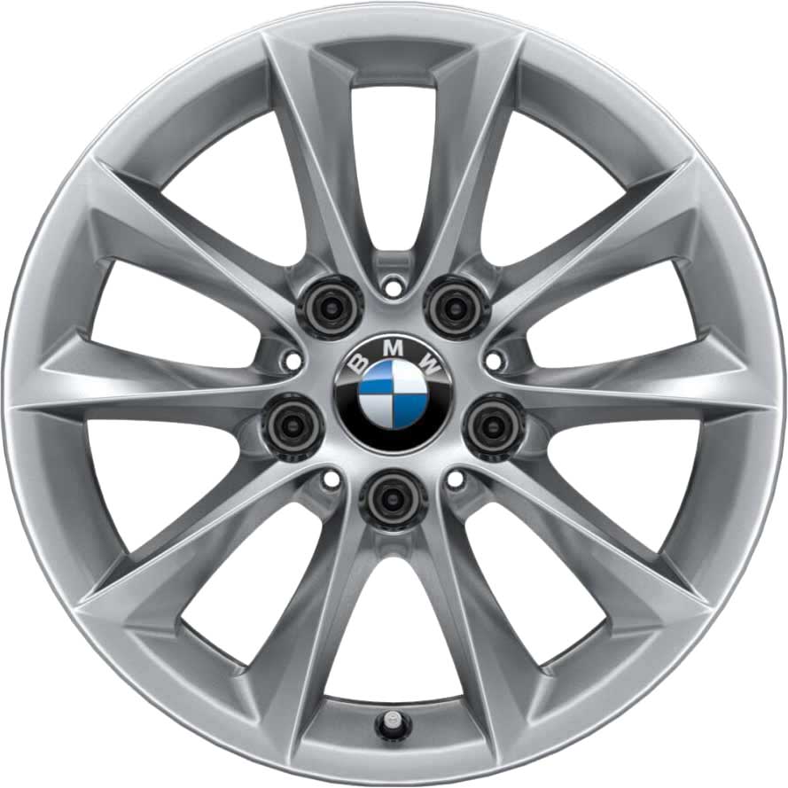 BMW 411 Silver Alloy Wheel Product Image #1