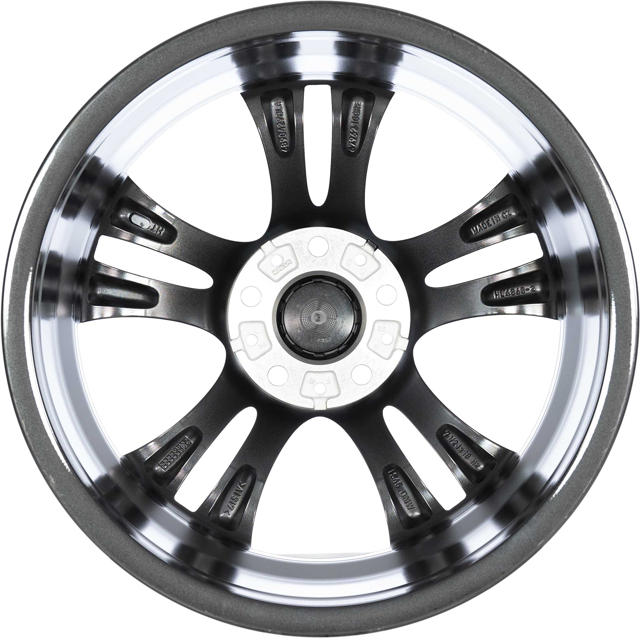 BMW 384 Orbit Grey with Bright Turned Alloy Wheel Product Image #3