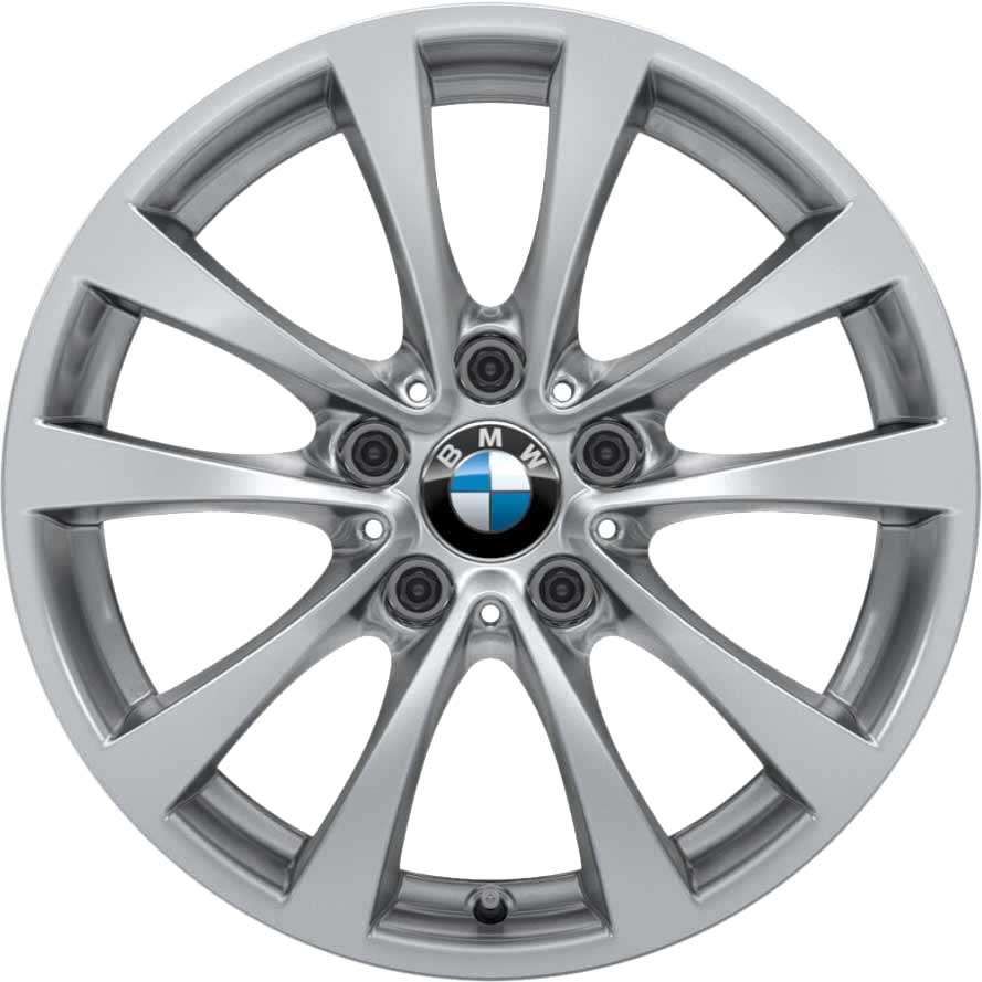 BMW 395 Silver Alloy Wheel Product Image #1