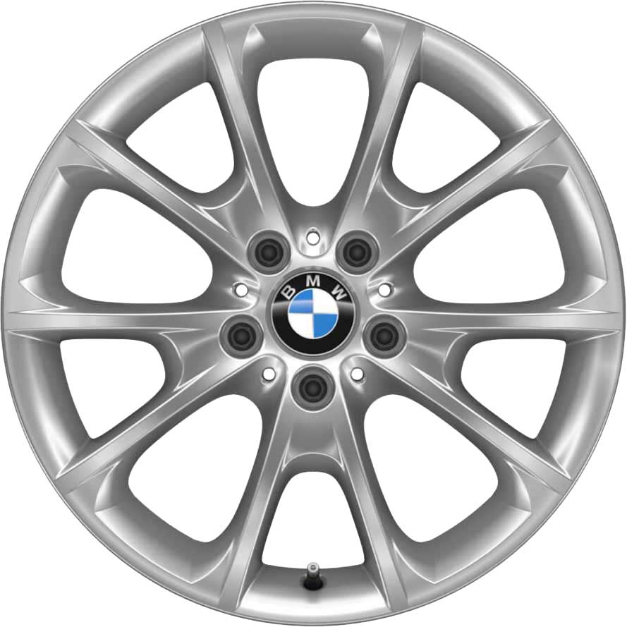 BMW 398 Silver Alloy Wheel Product Image #1