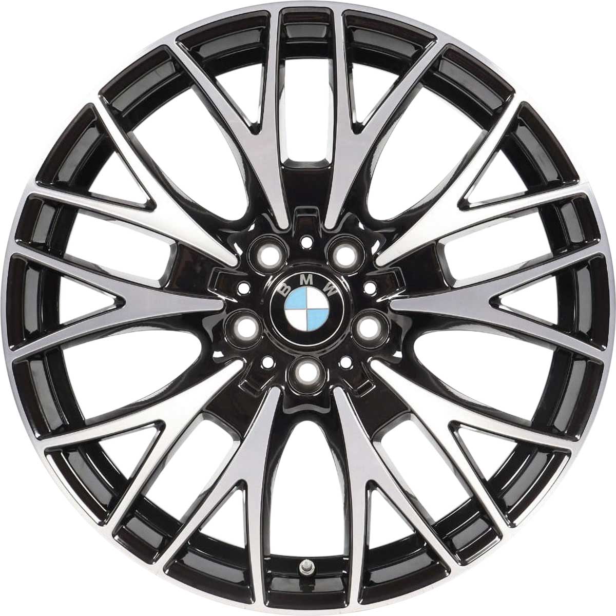 BMW 404 Jet Black with Bright Turned Alloy Wheel Product Image #1