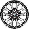 BMW 404 Jet Black with Bright Turned Wheel Img 1