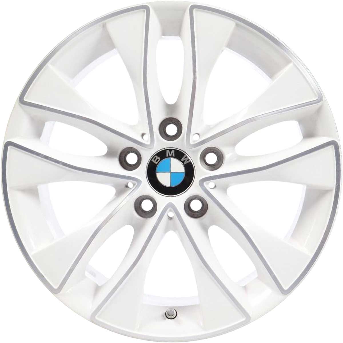BMW 412 Aspen White with Bright Turned Alloy Wheel Product Image #1