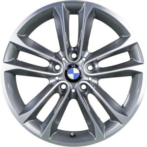 18" BMW 421 Silver with Bright Turned alloy wheel