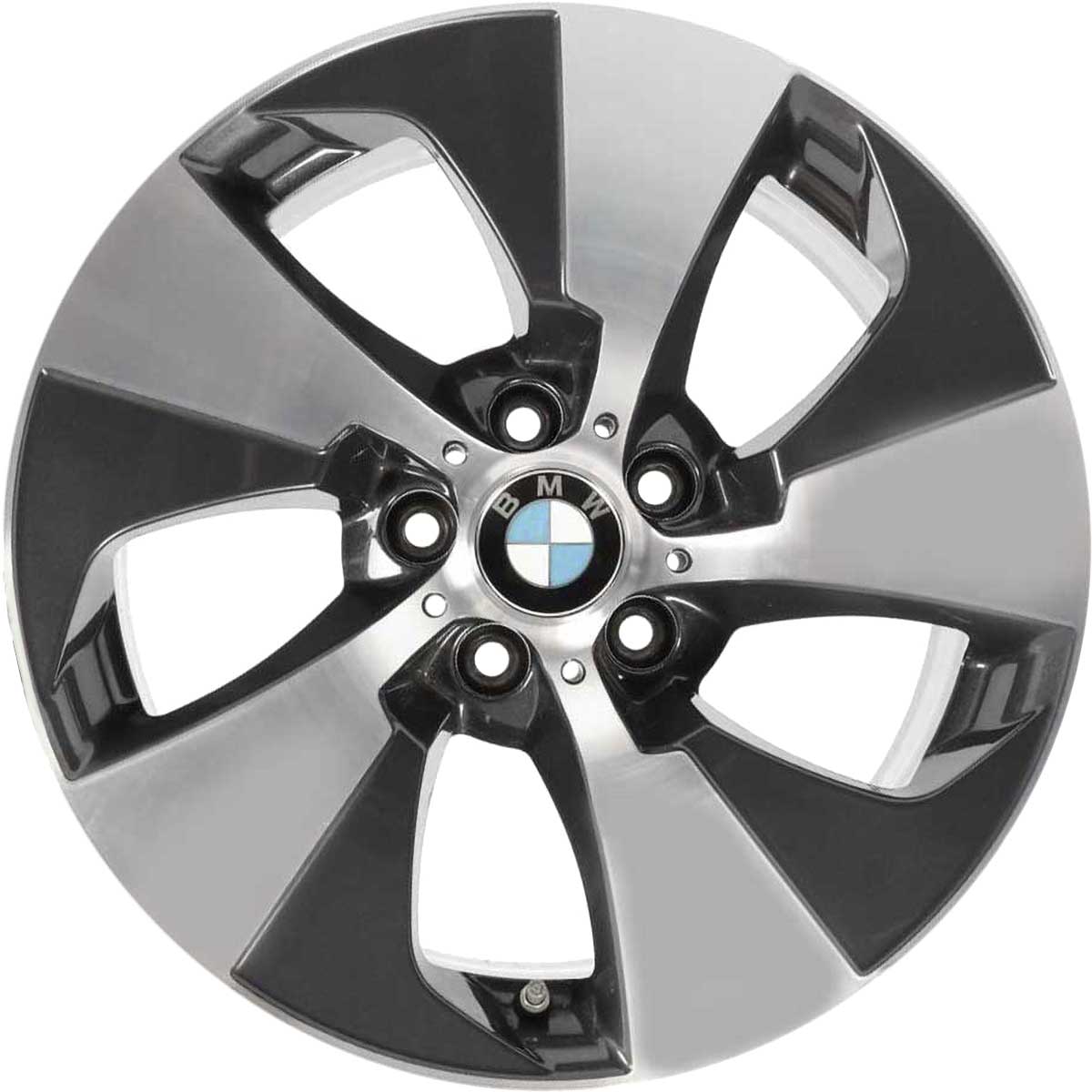 BMW 419 Orbit Grey with Bright Turned LEFT Alloy Wheel Product Image #1