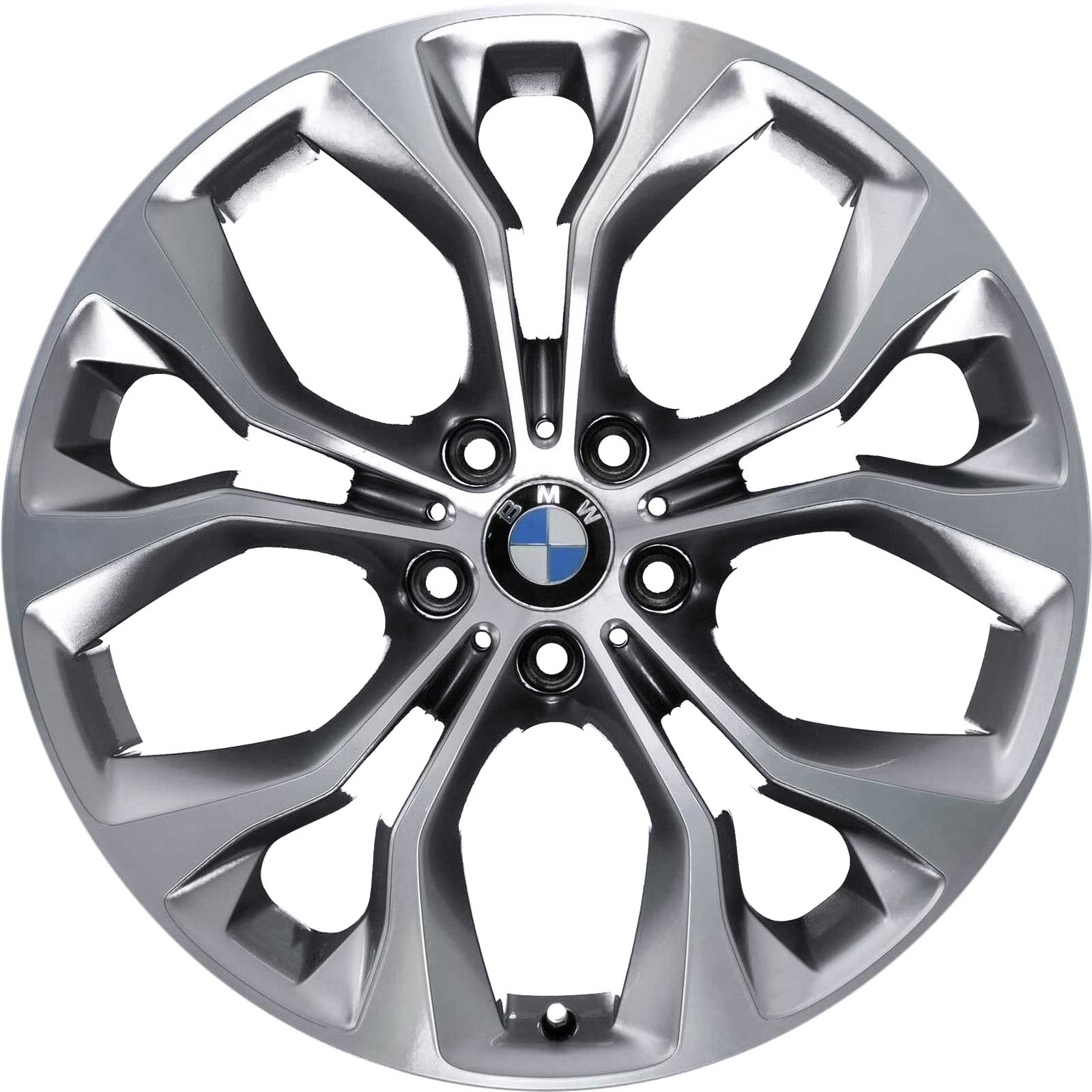 BMW 451 Ferric Grey with Bright Turned Alloy Wheel Product Image #1