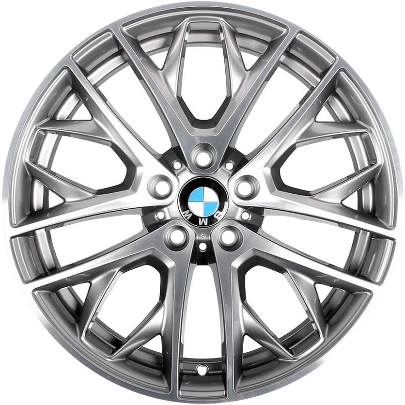 BMW 465 Ferric Grey with Bright Turned Alloy Wheel Product Image #1