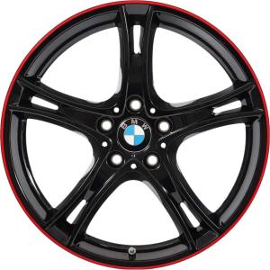 BMW 361 Black with Red Rim Edge Alloy Wheel for BMW 2 Series F23 - Sizes 19in