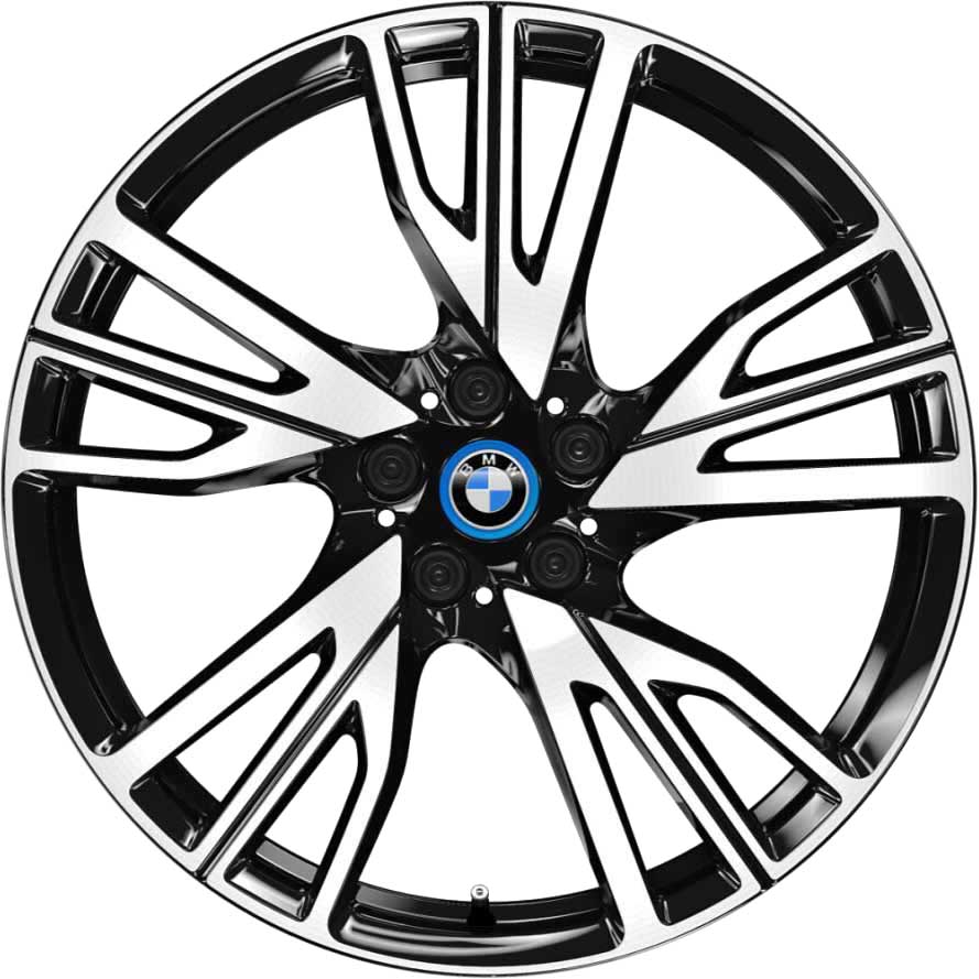 BMW 470 Matt Black RIGHT Alloy Wheel Product Image #1