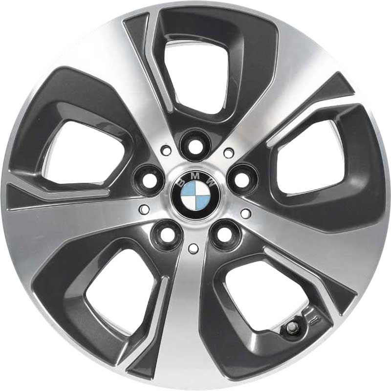 BMW 472 Orbit Grey with Bright Turned Alloy Wheel Product Image #1