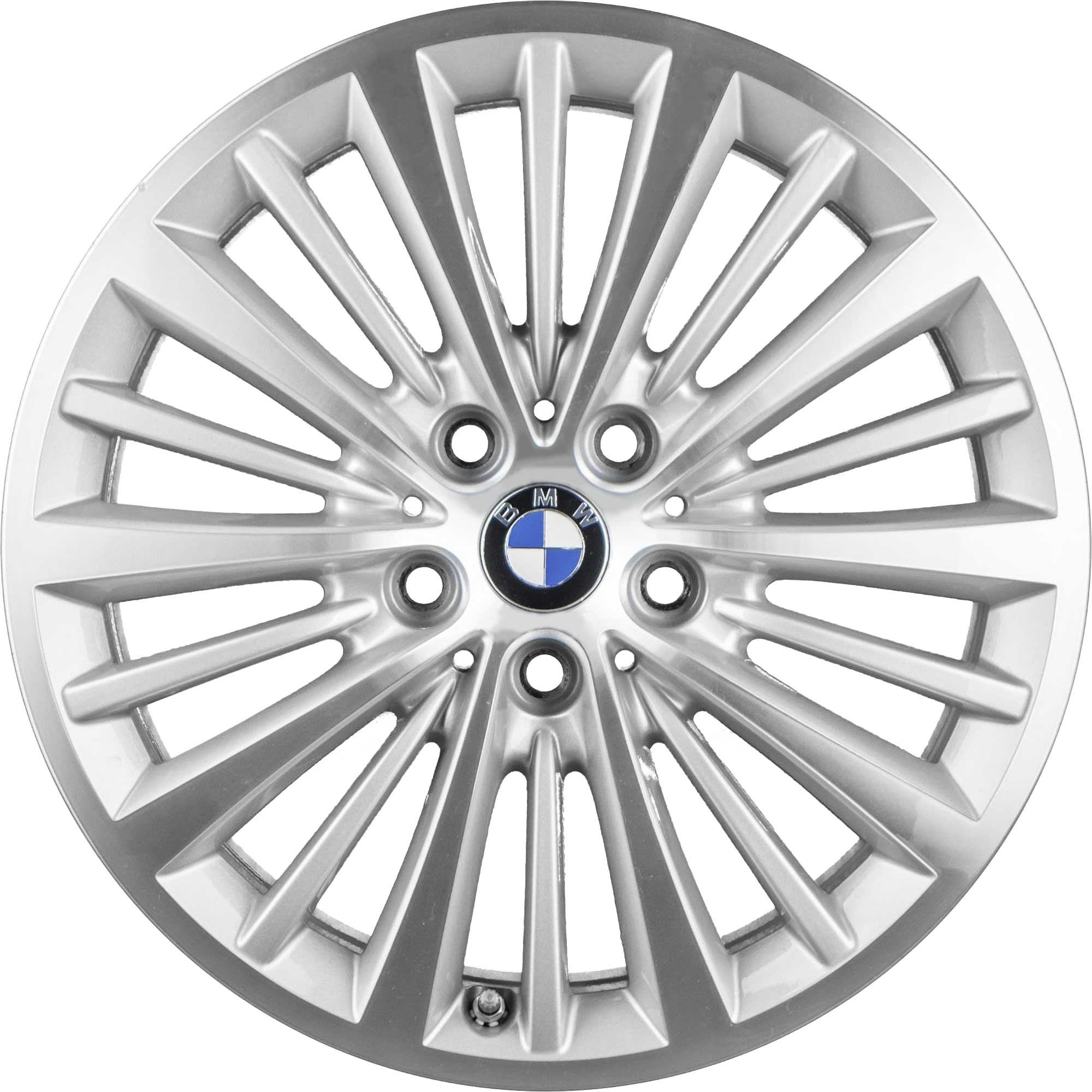 BMW 481 Reflex Silver with Bright Turned Alloy Wheel Product Image #1