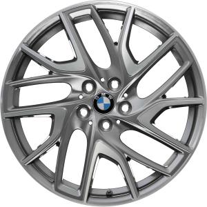 19" BMW 487 Ferric Grey with Bright Turned alloy wheel