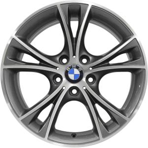 18" BMW 515 Silver with Bright Turned alloy wheel