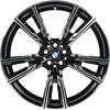 BMW 747M Black II Solid with Bright Turned Wheel Img 1