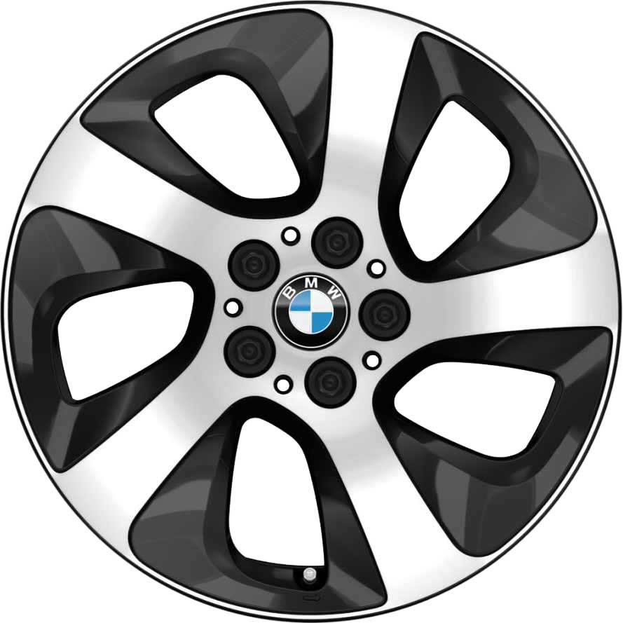 BMW 561 Ferric Grey with Bright Turned LEFT Alloy Wheel Product Image #1