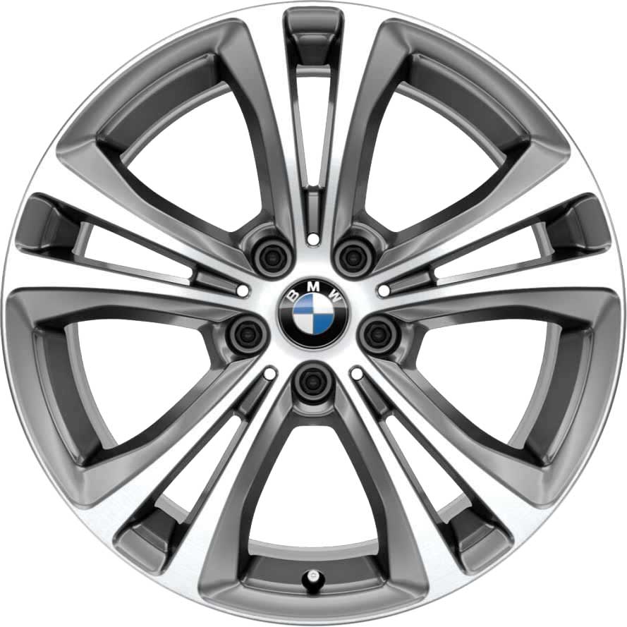 BMW 568 Ferric Grey with Bright Turned Alloy Wheel Product Image #1