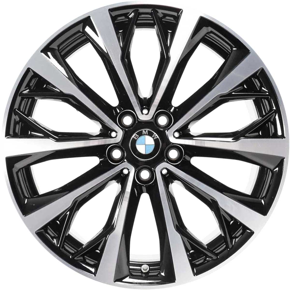 BMW 573 Black with Bright Turned Alloy Wheel Product Image #1