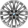 BMW 547 Ferric Grey with Bright Turned Wheel Img 1