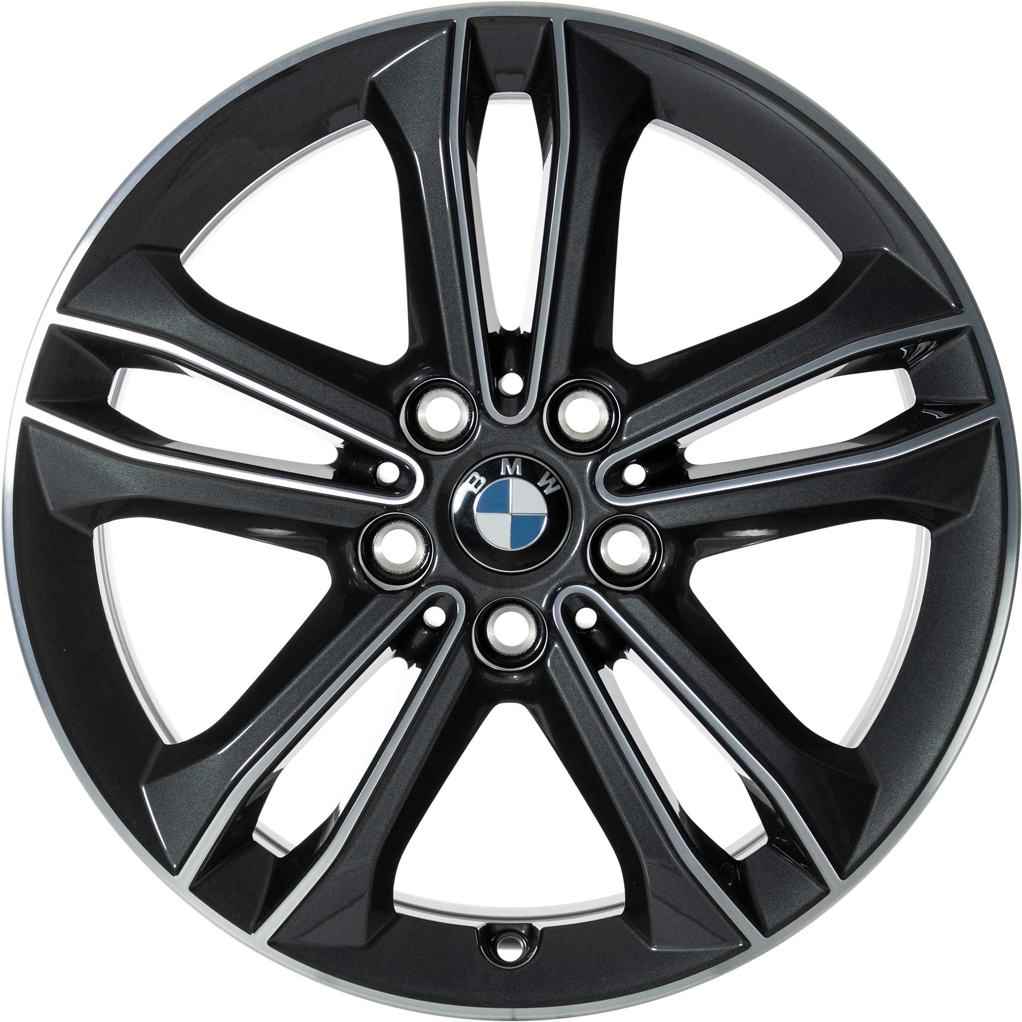 BMW 549 Orbit Grey with Bright Turned Alloy Wheel Product Image #1