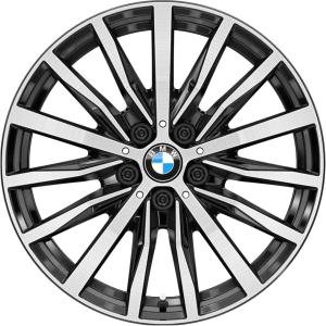 18" BMW 488 Orbit Grey with Bright Turned alloy wheel
