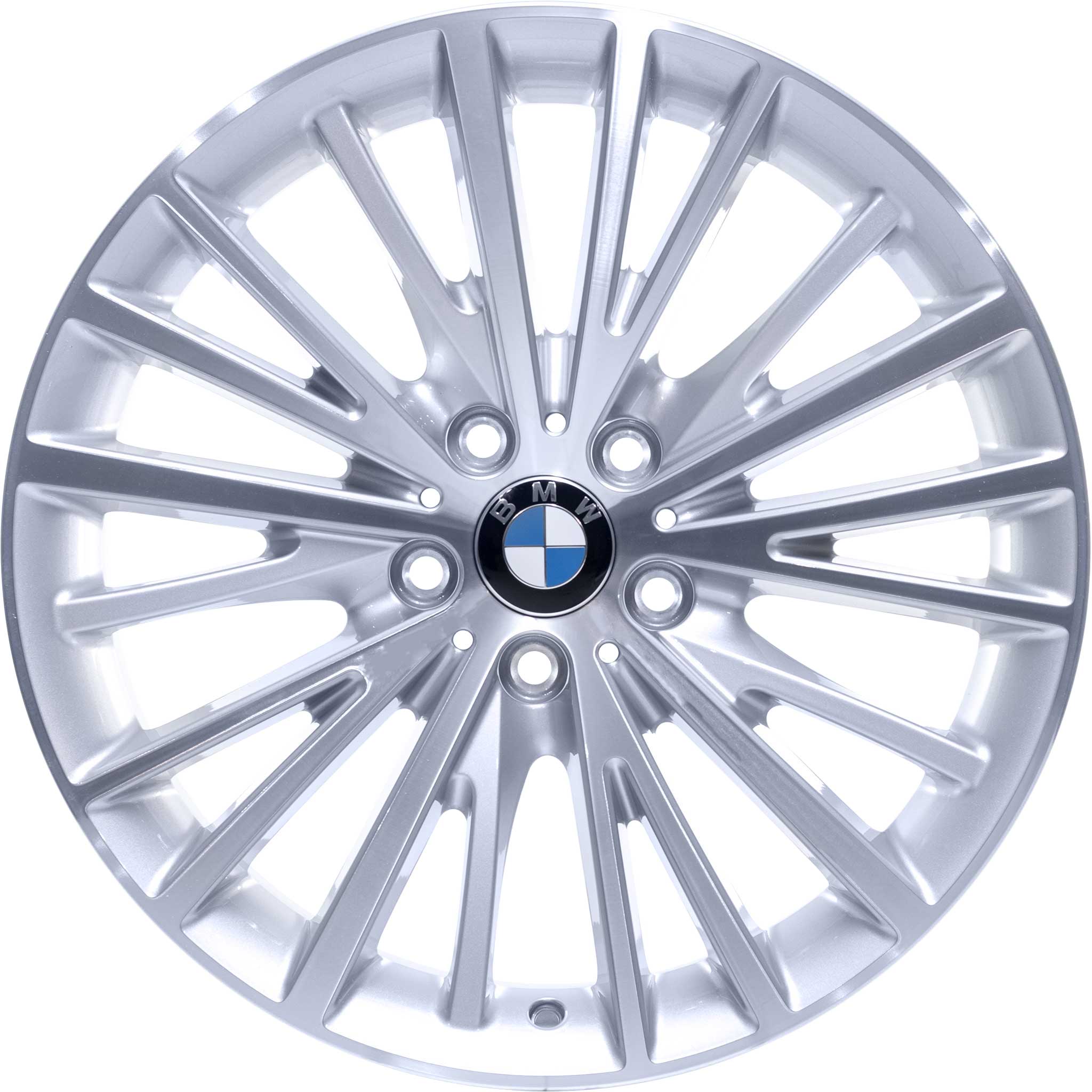 BMW 399 Reflex Silver with Bright Turned Alloy Wheel Product Image #1