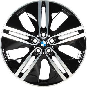 BMW 430 Black with Bright Turned Alloy Wheel for BMW i3 I01 - Sizes 20in