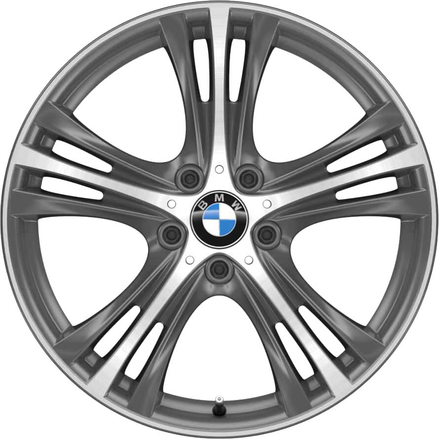 BMW 407 Ferric Grey with Bright Turned Alloy Wheel Product Image #1