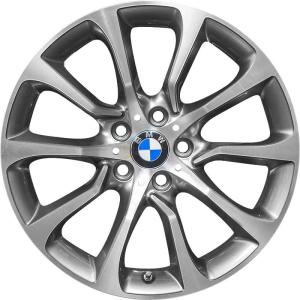 19" BMW 453 Ferric Grey with Bright Turned alloy wheel