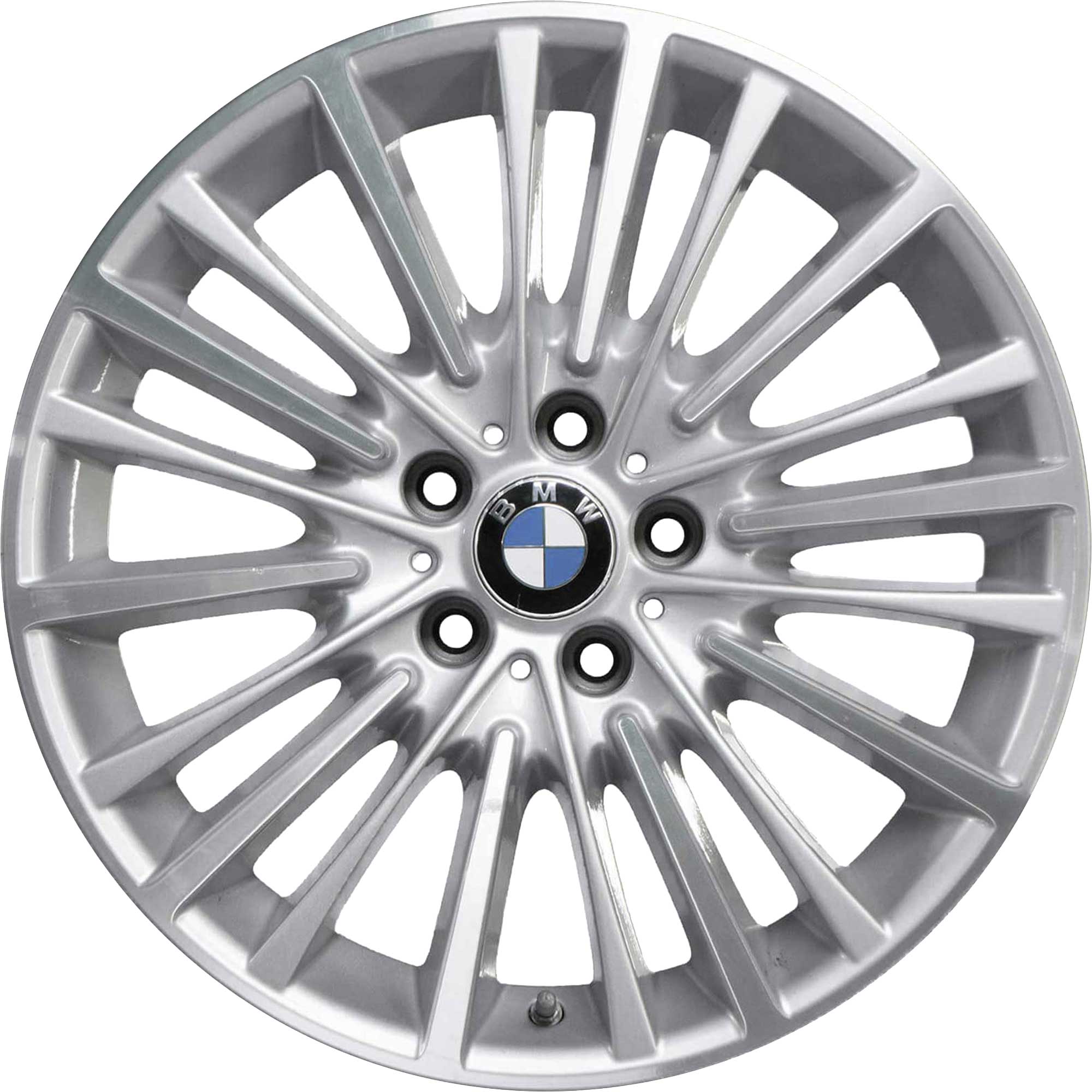 BMW 455 Reflex Silver with Bright Turned Alloy Wheel Product Image #1
