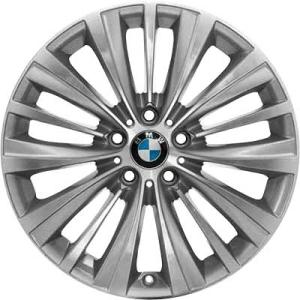 19" BMW 458 Ferric Grey with Bright Turned alloy wheel
