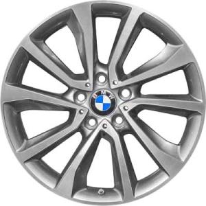 19" BMW 595 Ferric Grey with Bright Turned alloy wheel